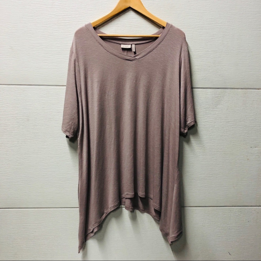 LOGO 3X Taupe Blush Top